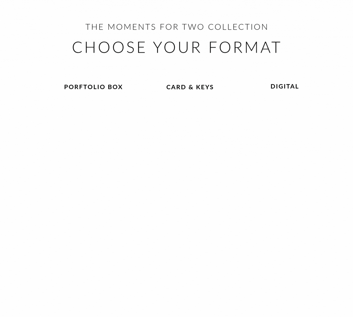 Moments for Two - Experience Portfolio for business