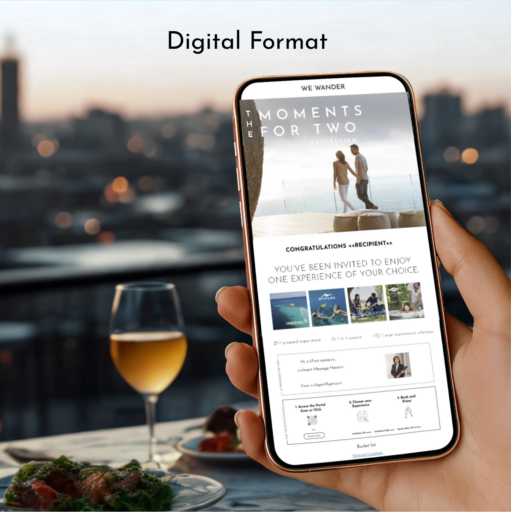 Moments for Two - Experience Portfolio for business